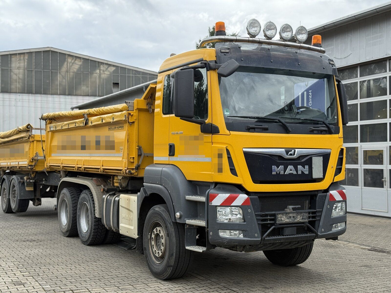 MAN TGS 26.500 6x4 Kipper MEILLER Euro6 *Tandem - Camion benne: photos 1 MAN TGS 26.500 6x4 Kipper MEILLER Euro6 *Tandem - Camion benne: photos 1