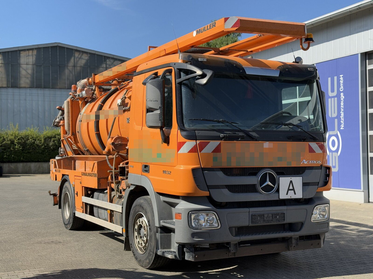 Mercedes-Benz ACTROS 1832 L Kanalreiniger MÜLLER 10.000 L - Camion hydrocureur: photos 1 Mercedes-Benz ACTROS 1832 L Kanalreiniger MÜLLER 10.000 L - Camion hydrocureur: photos 1