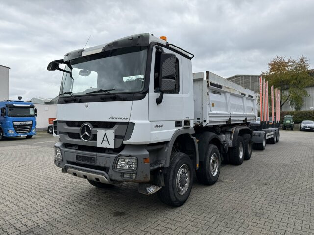 Camion benne Mercedes-Benz ACTROS 4144 8x6 Euro 5 Kipper mit Bordmatik: photos 8