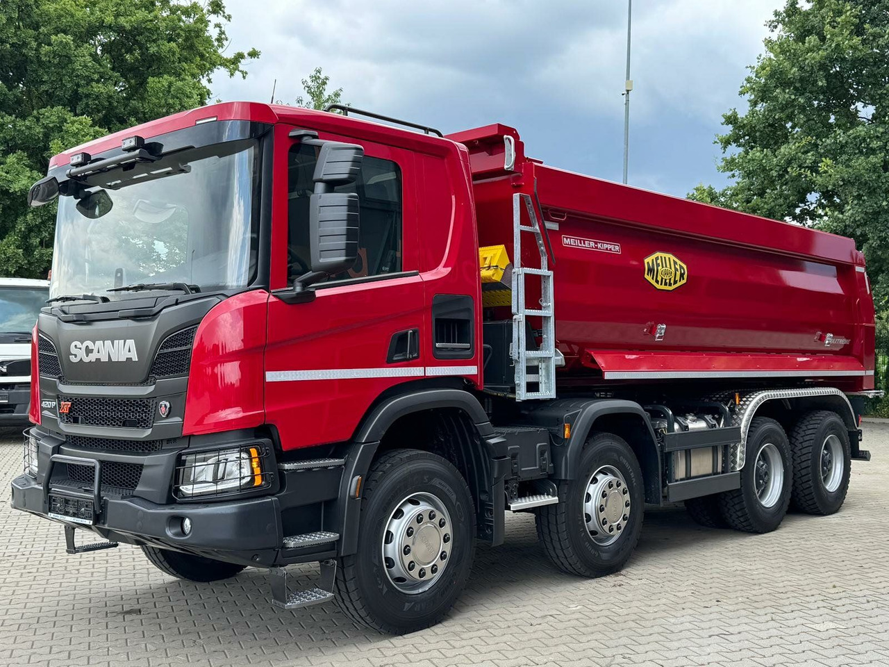 Scania P 420 8x4 Kipper Meiller Euro 6 - Camion benne: photos 2 Scania P 420 8x4 Kipper Meiller Euro 6 - Camion benne: photos 2