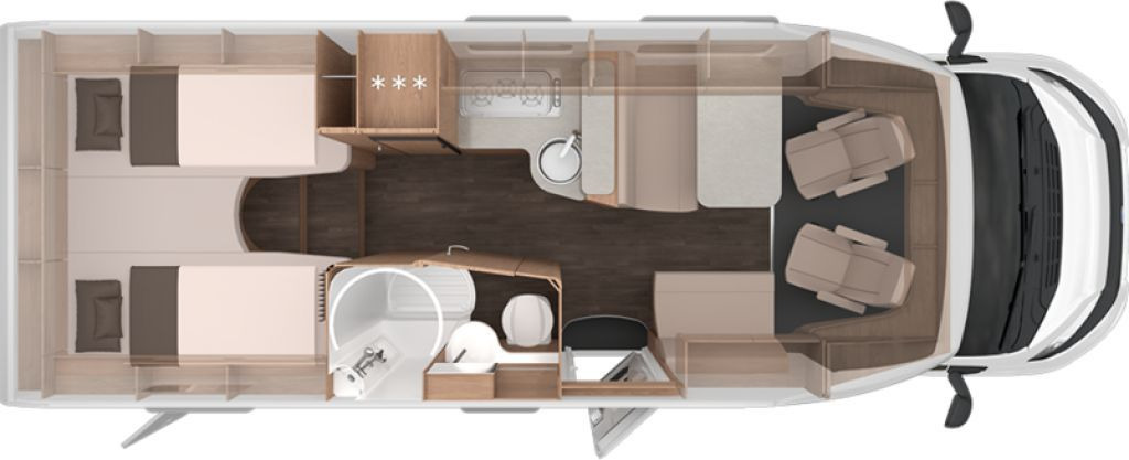 Knaus L!VE TI 700 MEG Platinum Selection 180 PS/Automa - Camping-car profilé: photos 2 Knaus L!VE TI 700 MEG Platinum Selection 180 PS/Automa - Camping-car profilé: photos 2