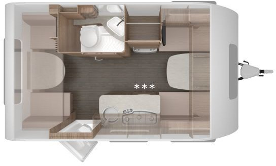 Knaus Sport 400 LK Silver Selection Auflastung 1500 - Caravane: photos 2 Knaus Sport 400 LK Silver Selection Auflastung 1500 - Caravane: photos 2