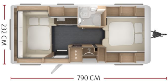Tabbert PEP PANTIGA 550 E Leichter Hagel Bugfront - Caravane: photos 2 Tabbert PEP PANTIGA 550 E Leichter Hagel Bugfront - Caravane: photos 2