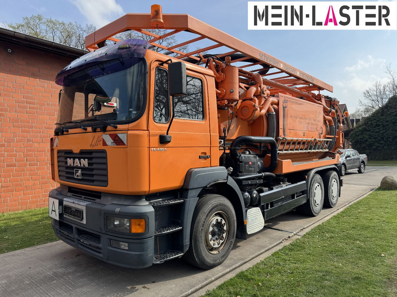 MAN FE 410 Assmann Saug HD Spüler Recycling + FB. - Camion hydrocureur: photos 2 MAN FE 410 Assmann Saug HD Spüler Recycling + FB. - Camion hydrocureur: photos 2