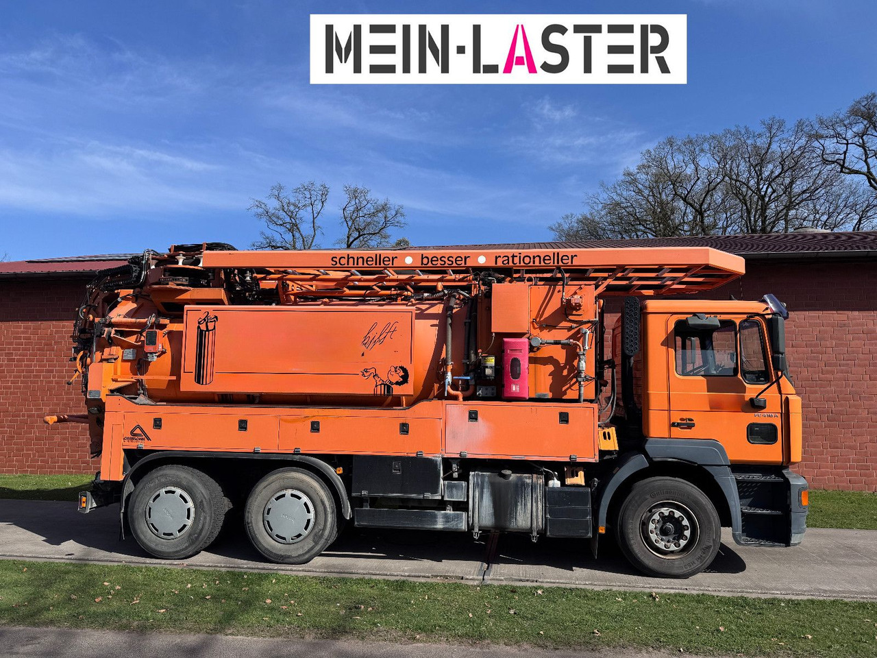 MAN FE 410 Assmann Saug HD Spüler Recycling + FB. - Camion hydrocureur: photos 2 MAN FE 410 Assmann Saug HD Spüler Recycling + FB. - Camion hydrocureur: photos 2
