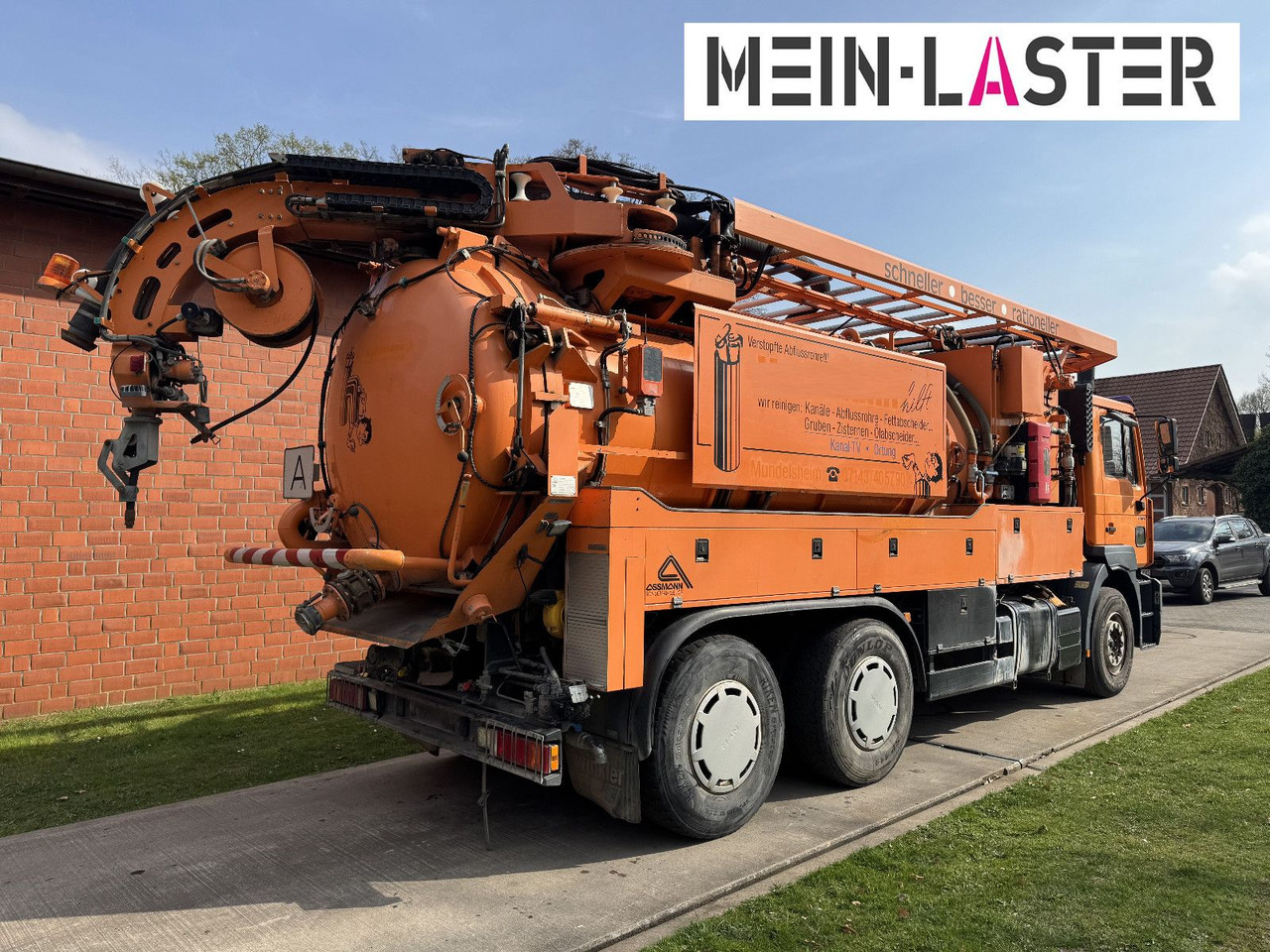 MAN FE 410 Assmann Saug HD Spüler Recycling + FB. - Camion hydrocureur: photos 5 MAN FE 410 Assmann Saug HD Spüler Recycling + FB. - Camion hydrocureur: photos 5