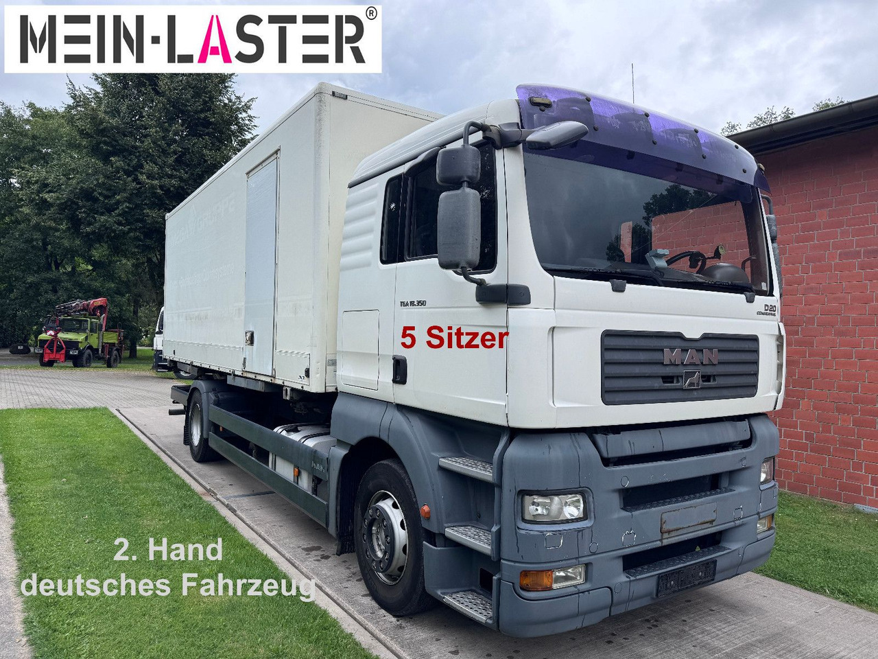 MAN TGA 18.350 BDF 5 Sitzer Klima nur 209.380 km - Camion fourgon: photos 1 MAN TGA 18.350 BDF 5 Sitzer Klima nur 209.380 km - Camion fourgon: photos 1