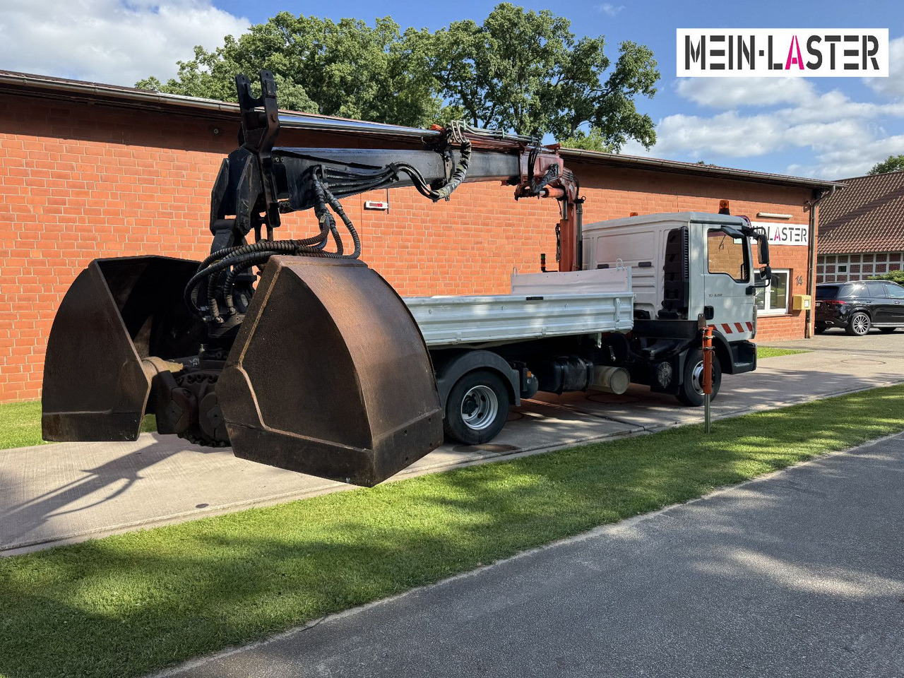 Utilitaire benne MAN TGL 8.150 3 S-Kipper Atlas 75 10m -1t.  Funk FB: photos 11