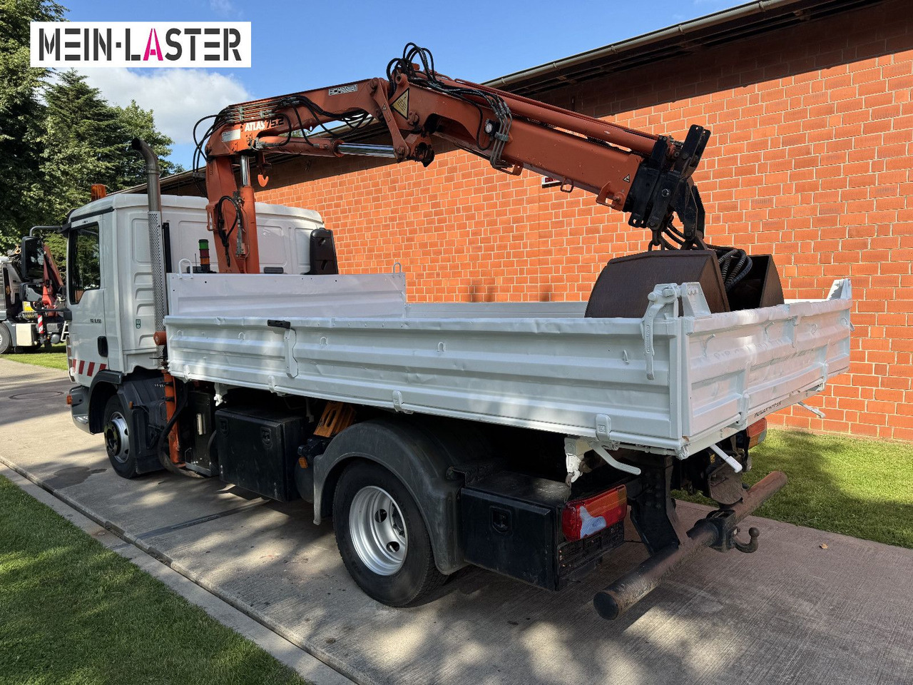 Utilitaire benne MAN TGL 8.150 3 S-Kipper Atlas 75 10m -1t.  Funk FB: photos 19