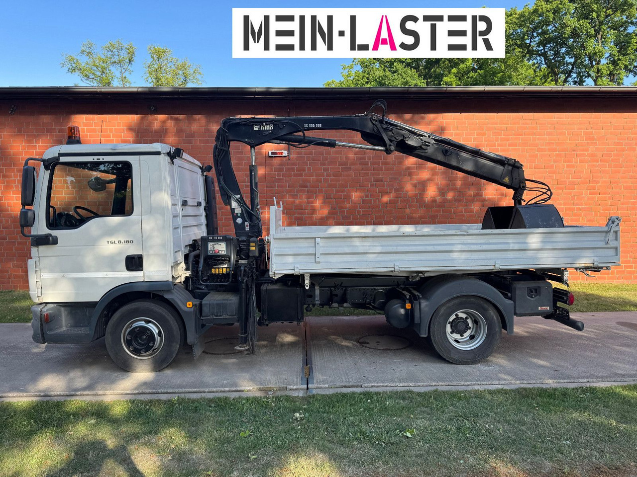 MAN TGL 8.180 3 S-Kipper Hiab 55 D *10,2 m - 640 kg - Utilitaire benne: photos 4 MAN TGL 8.180 3 S-Kipper Hiab 55 D *10,2 m - 640 kg - Utilitaire benne: photos 4