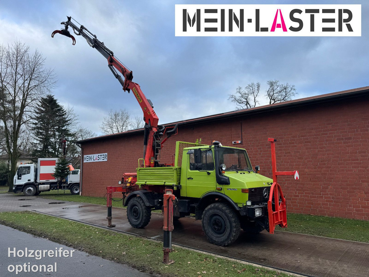 Unimog U 1650 PK 10500 Kran 15 m max. 3,9 t Seilwinde - Camion grue: photos 2 Unimog U 1650 PK 10500 Kran 15 m max. 3,9 t Seilwinde - Camion grue: photos 2