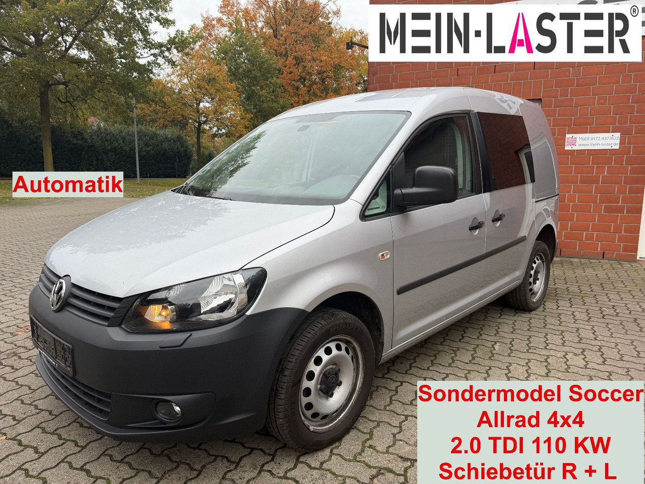 Volkswagen Caddy 2.0 TDI Soccer 4Motion Automatik 1. Hand - Voiture break: photos 1 Volkswagen Caddy 2.0 TDI Soccer 4Motion Automatik 1. Hand - Voiture break: photos 1