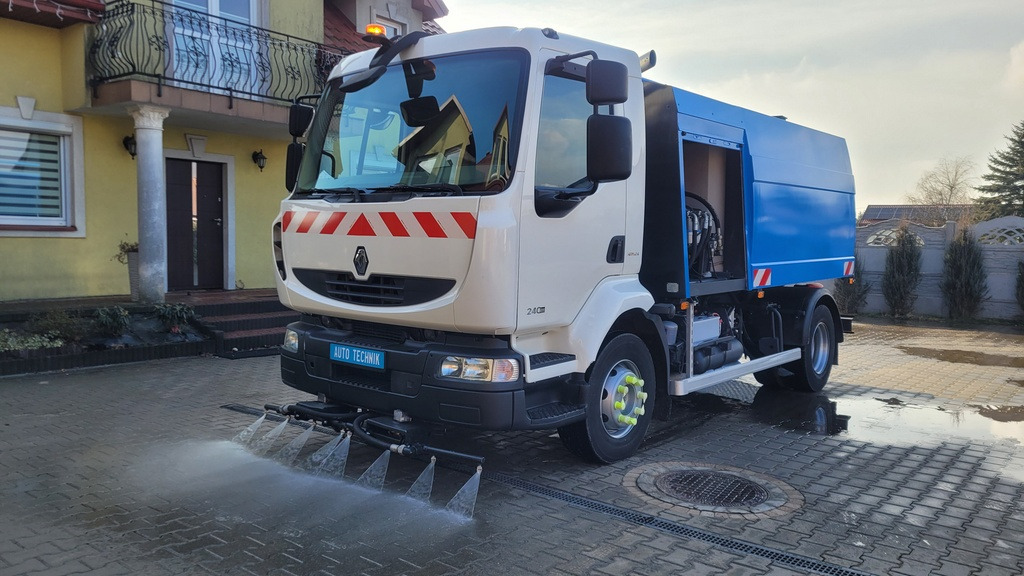 Renault Midlum 240dxi WATER STREET ROAD CLEANER Myjka TANK TRUCK - Balayeuse de voirie: photos 2 Renault Midlum 240dxi WATER STREET ROAD CLEANER Myjka TANK TRUCK - Balayeuse de voirie: photos 2