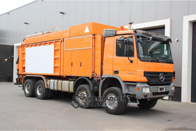 Camion hydrocureur Mercedes-Benz Actros 4144 RSP 2006 Saugbagger: photos 8