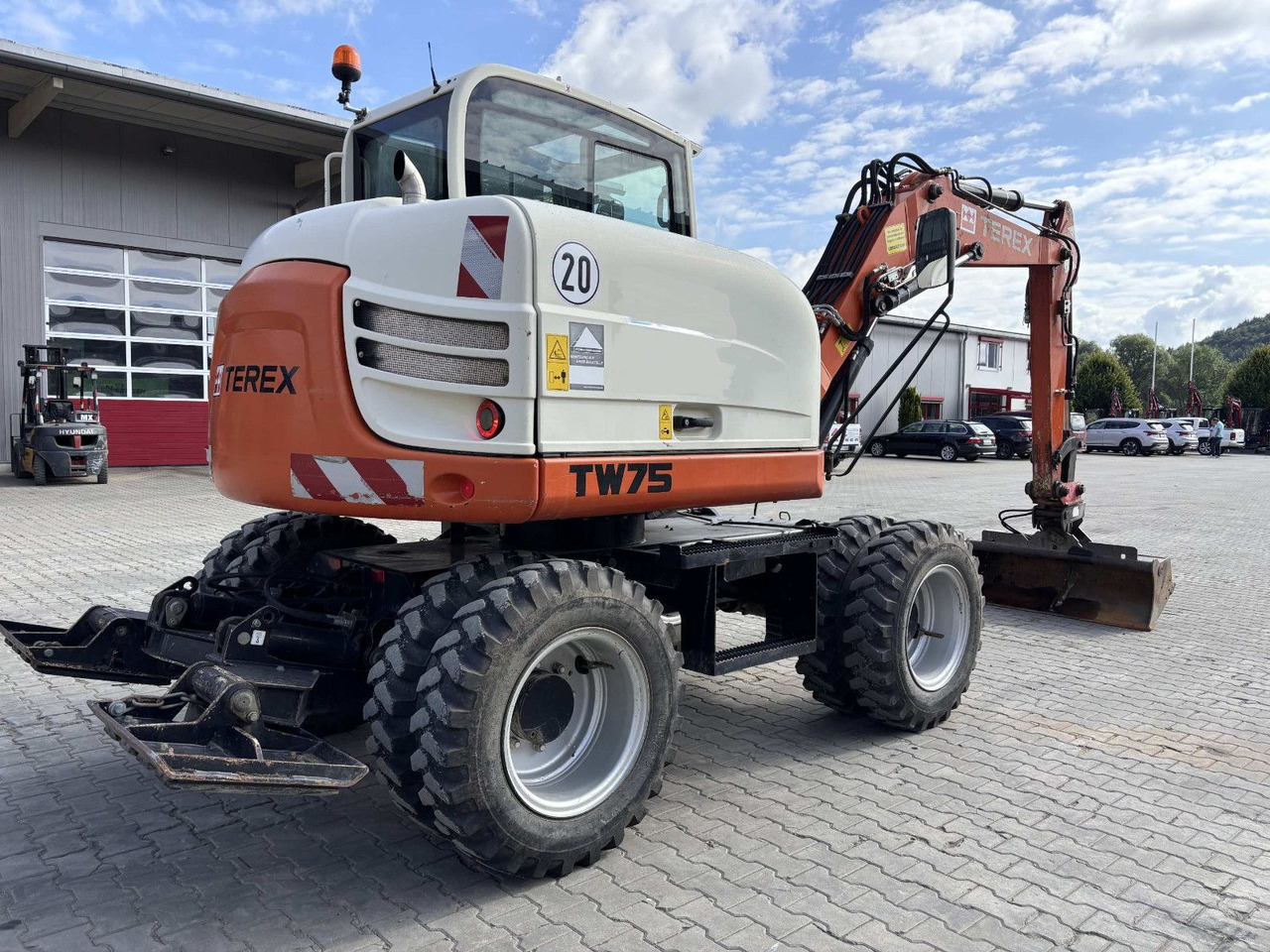 Terex TW 75 - Pelle sur pneus: photos 3 Terex TW 75 - Pelle sur pneus: photos 3
