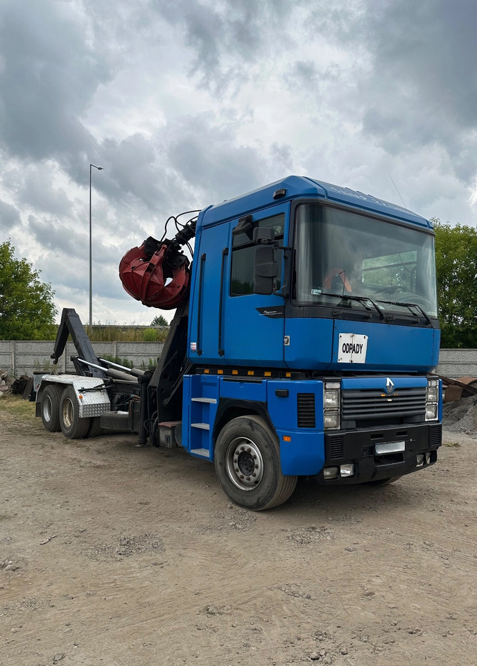 RENAULT Magnum 430 - Camion ampliroll, Camion grue: photos 2 RENAULT Magnum 430 - Camion ampliroll, Camion grue: photos 2