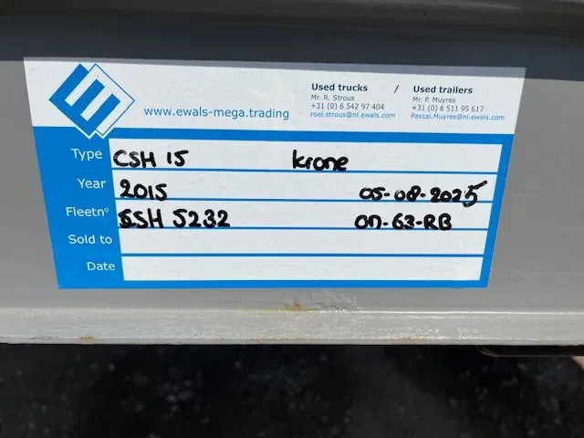 Krone 5x 2015 MEGA P400 HUCKEPACK FLAT - Semi-remorque plateau: photos 2 Krone 5x 2015 MEGA P400 HUCKEPACK FLAT - Semi-remorque plateau: photos 2