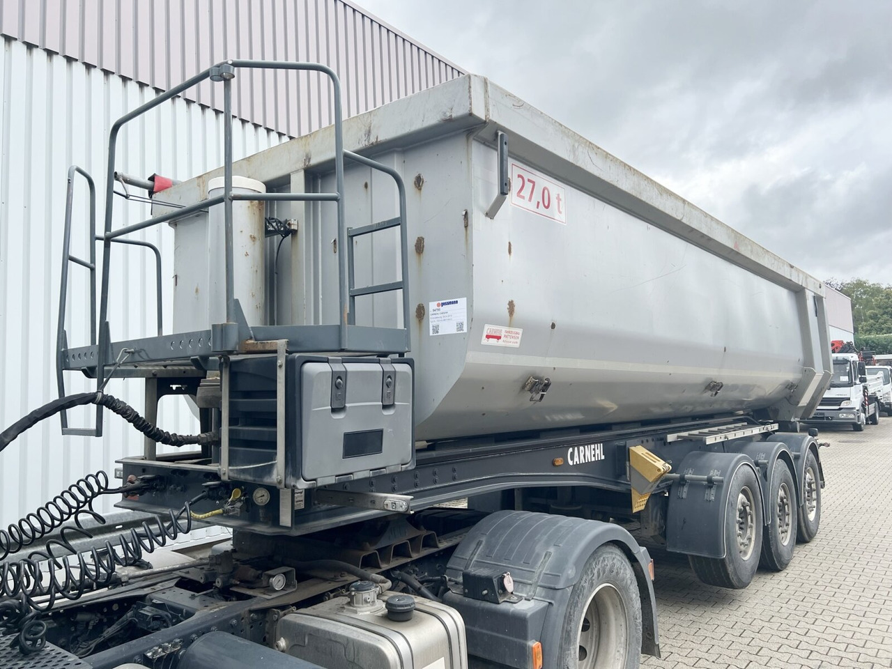 Carnehl CHKS/HH CHKS/HH, Stahlmulde ca. 26m³, 8x VORHANDEN, Liftachse - Semi-remorque benne: photos 4 Carnehl CHKS/HH CHKS/HH, Stahlmulde ca. 26m³, 8x VORHANDEN, Liftachse - Semi-remorque benne: photos 4