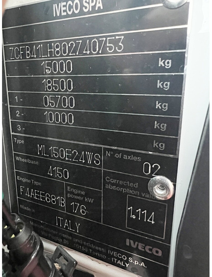 Iveco EuroCargo ML150E24 WS 4x4 EuroCargo ML150E24 WS 4x4, Euro3 en leasing occasion Iveco EuroCargo ML150E24 WS 4x4 EuroCargo ML150E24 WS 4x4, Euro3: photos 14 Iveco EuroCargo ML150E24 WS 4x4 EuroCargo ML150E24 WS 4x4, Euro3 en leasing occasion Iveco EuroCargo ML150E24 WS 4x4 EuroCargo ML150E24 WS 4x4, Euro3: photos 14