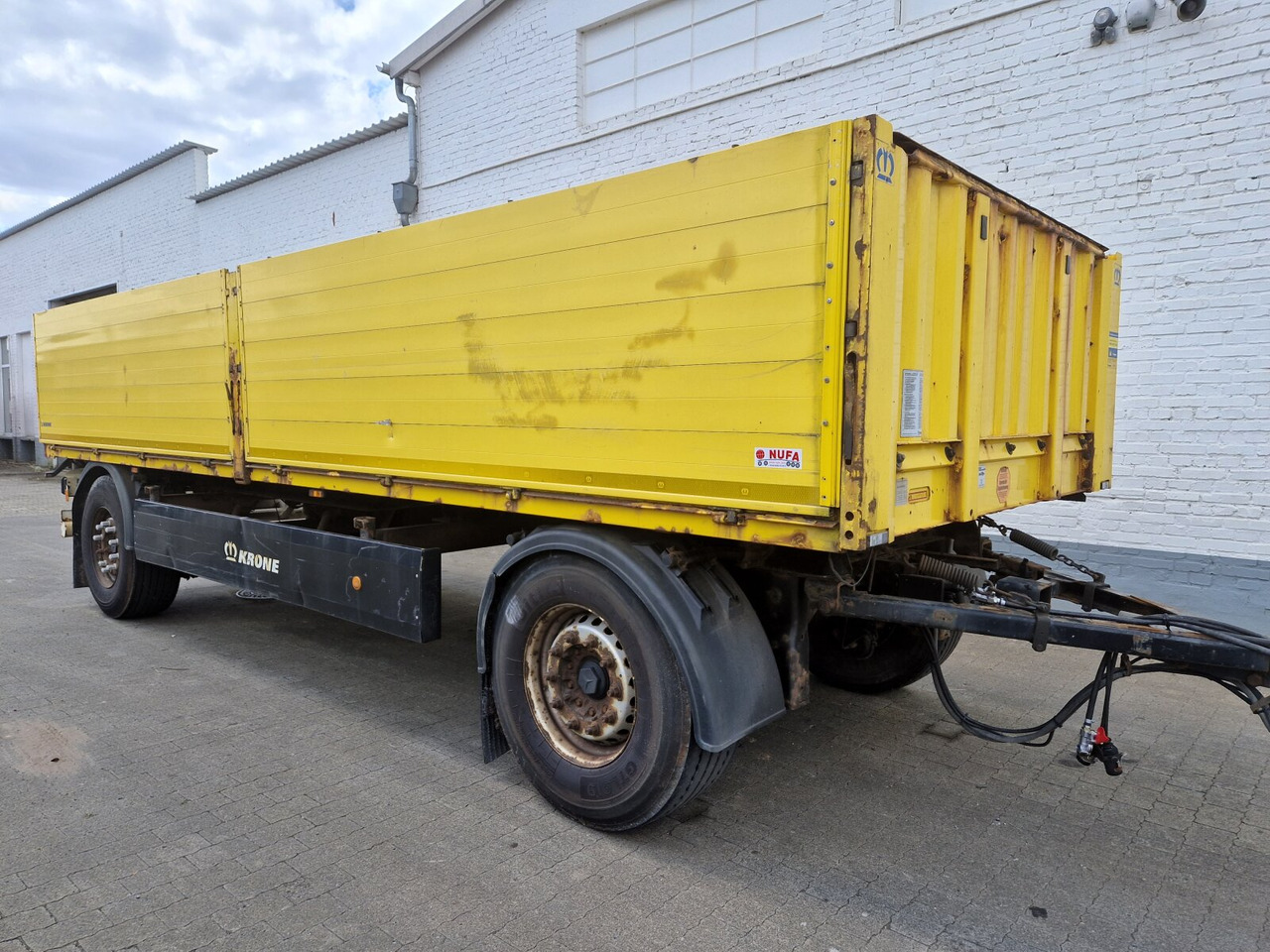 Krone AZP 18 AZP 18 Baustoffanhänger, 5x VORHANDEN! - Remorque plateau: photos 1 Krone AZP 18 AZP 18 Baustoffanhänger, 5x VORHANDEN! - Remorque plateau: photos 1