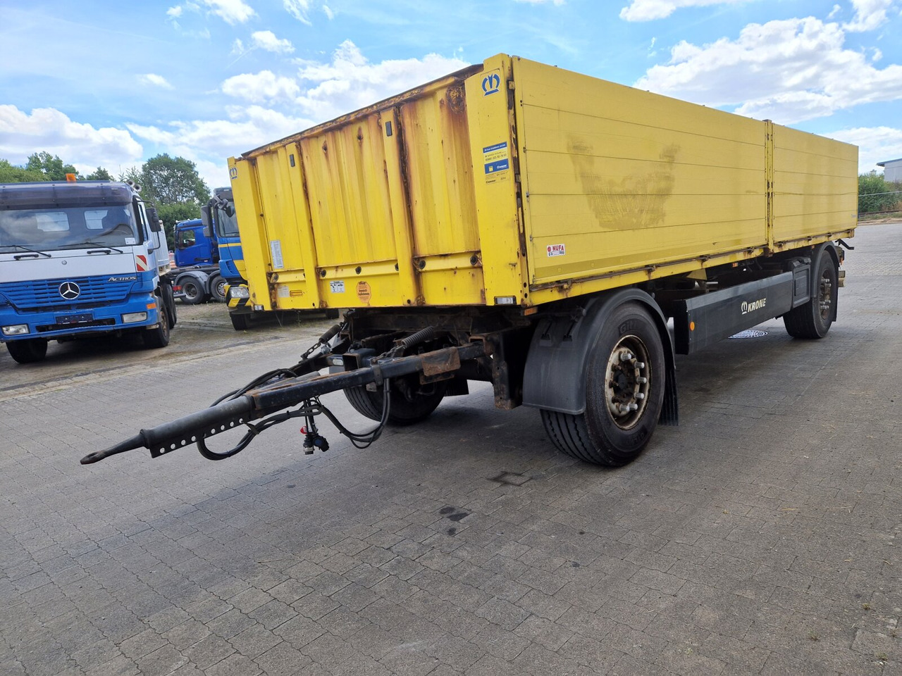 Krone AZP 18 AZP 18 Baustoffanhänger, 5x VORHANDEN! - Remorque plateau: photos 4 Krone AZP 18 AZP 18 Baustoffanhänger, 5x VORHANDEN! - Remorque plateau: photos 4