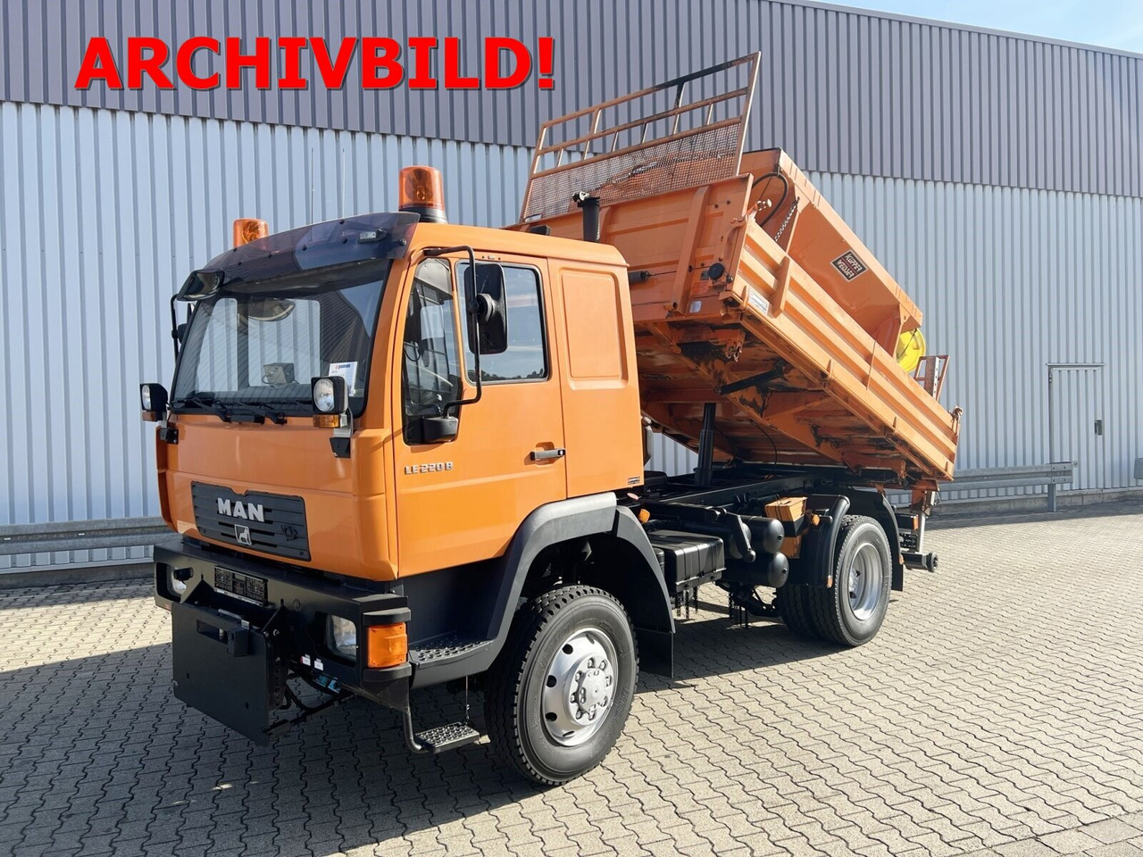 MAN 14.225 LAK 4x4 BB 14.225 LAK 4x4 BB, Winterdienstausstattung - Camion benne: photos 1 MAN 14.225 LAK 4x4 BB 14.225 LAK 4x4 BB, Winterdienstausstattung - Camion benne: photos 1