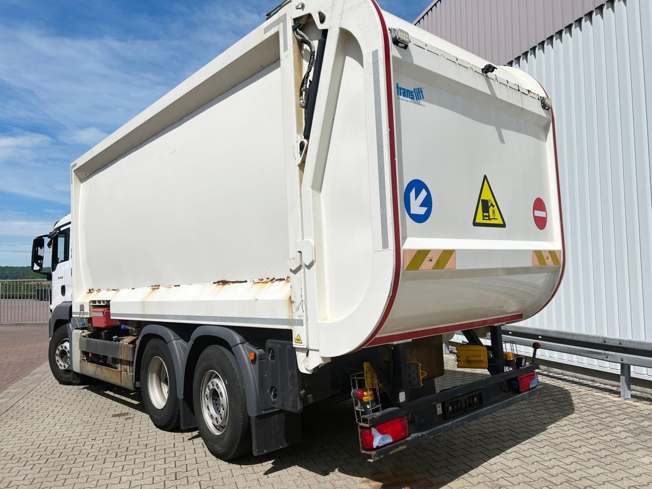 Benne à ordures ménagères pour transport de déchets MAN TGS 26.320 6x2-4 LL TGS 26.320/400 6x2-4 LL, Rechtslenker, Retarder, Lift-/Lenkachse, VDL Translift Seitenlader: photos 12