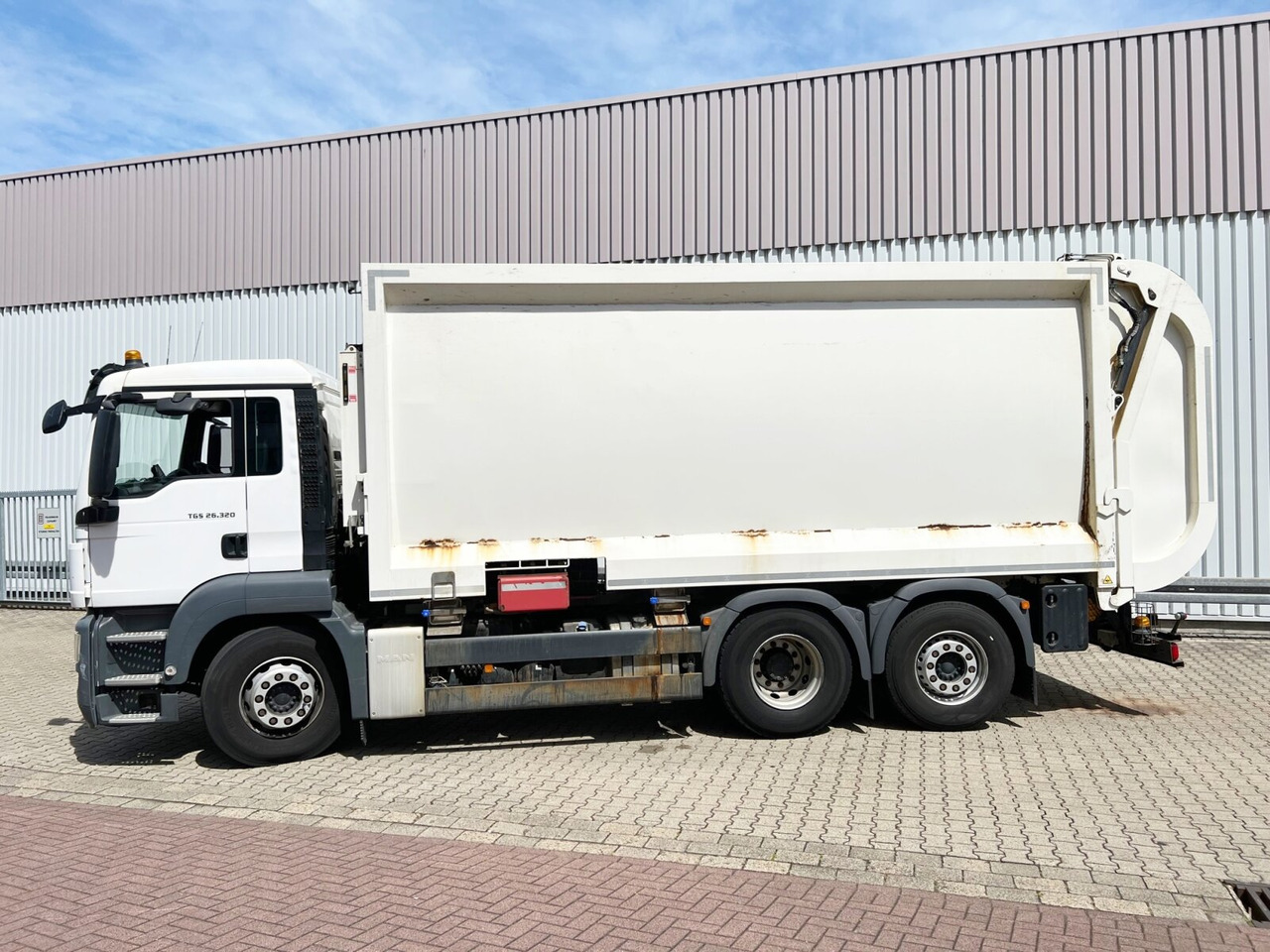 Benne à ordures ménagères pour transport de déchets MAN TGS 26.320 6x2-4 LL TGS 26.320/400 6x2-4 LL, Rechtslenker, Retarder, Lift-/Lenkachse, VDL Translift Seitenlader: photos 13