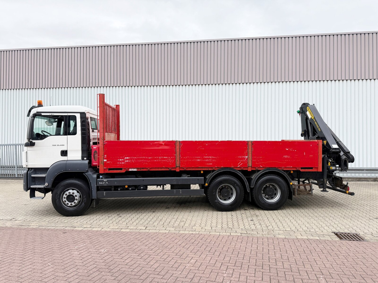 Camion grue, Camion plateau MAN TGS 33.400 6x4 BB TGS 33.400 6x4 BB, Navi, Heckkran PK18002-EH C, Funk: photos 15