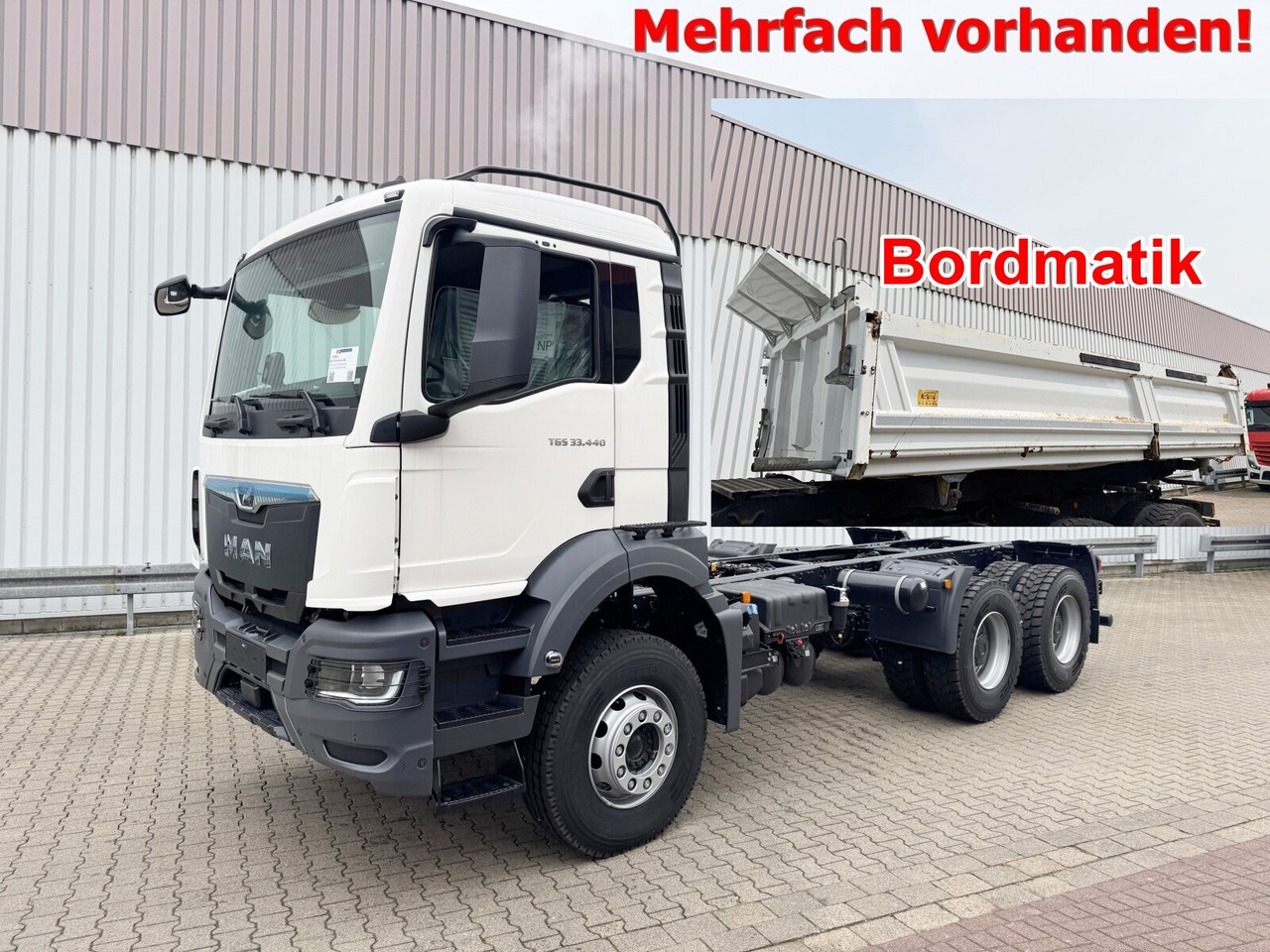 MAN TGS 33.440 6x4 BB TGS 33.440 6x4 BB, Bordmatik, mehrfach vorhanden! - Camion benne: photos 1 MAN TGS 33.440 6x4 BB TGS 33.440 6x4 BB, Bordmatik, mehrfach vorhanden! - Camion benne: photos 1