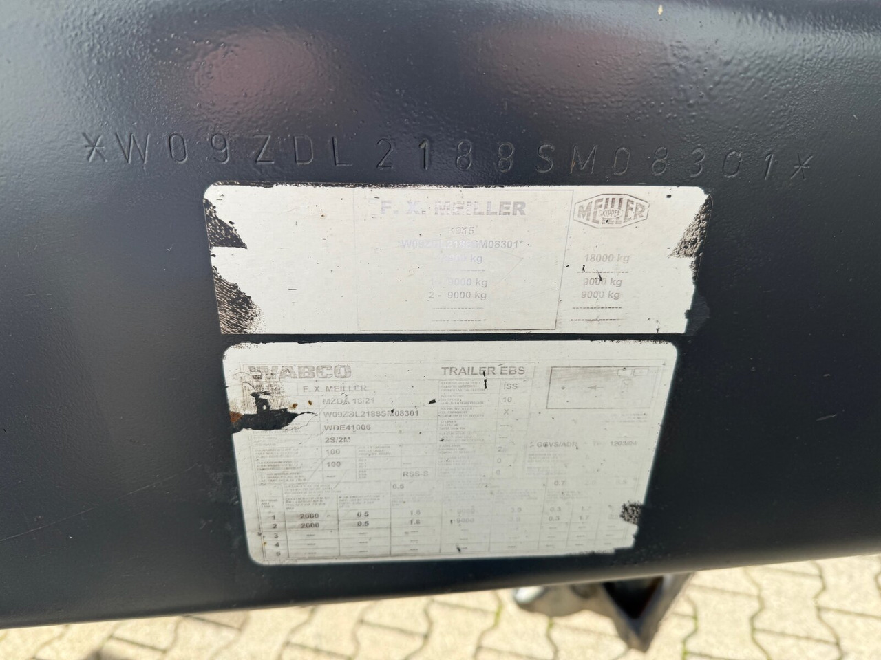 Meiller MZDA 18/21 MZDA 18/21, Bordmatik - Remorque benne: photos 3 Meiller MZDA 18/21 MZDA 18/21, Bordmatik - Remorque benne: photos 3