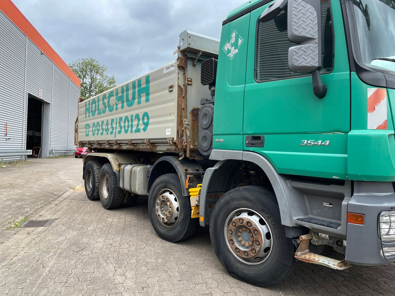 Camion benne Mercedes-Benz Actros MP III 3544/8x4/4 Actros MP III 3544/8x4/4, 3 Pedale: photos 12