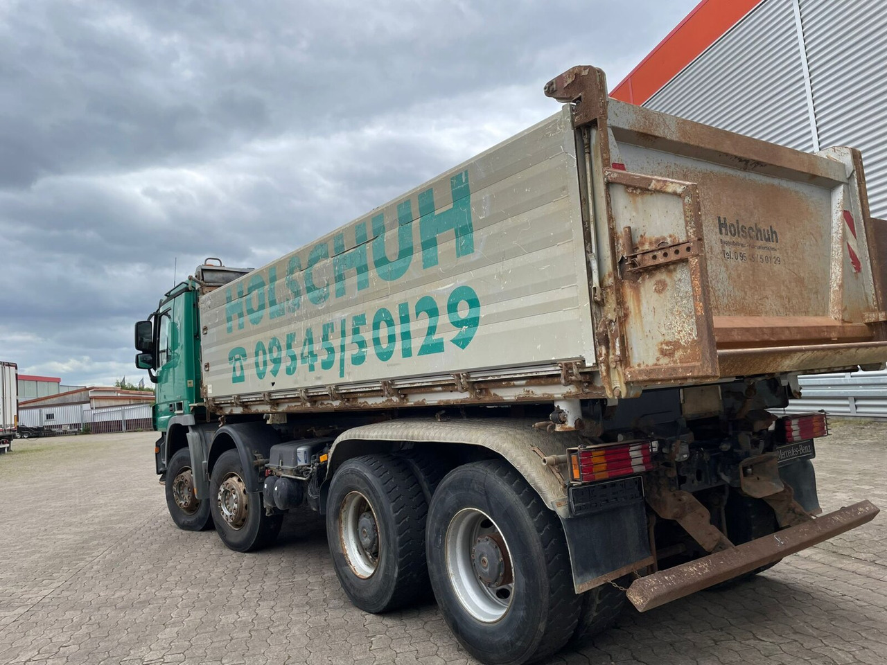 Camion benne Mercedes-Benz Actros MP III 3544/8x4/4 Actros MP III 3544/8x4/4, 3 Pedale: photos 13