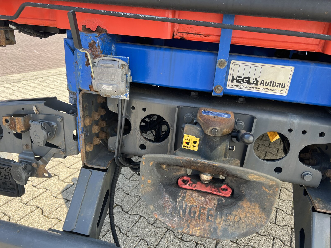 Camion grue Mercedes-Benz Antos 1836 L 4x2 Antos 1836 L 4x2, Glastransporter, Heckkran Palfinger Pk 12002-EH, Funk: photos 14