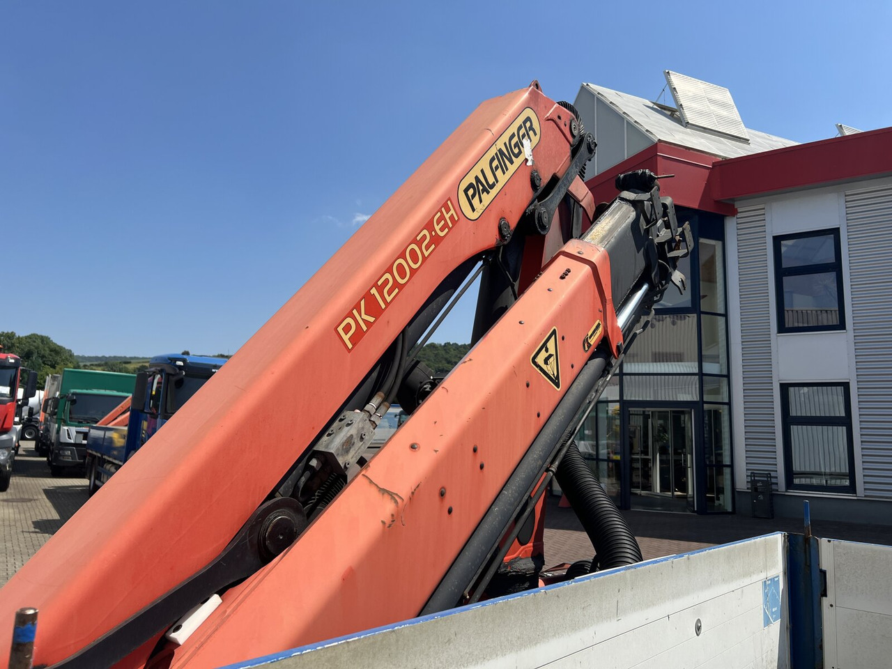 Camion grue Mercedes-Benz Antos 1836 L 4x2 Antos 1836 L 4x2, Glastransporter, Heckkran Palfinger Pk 12002-EH, Funk: photos 15