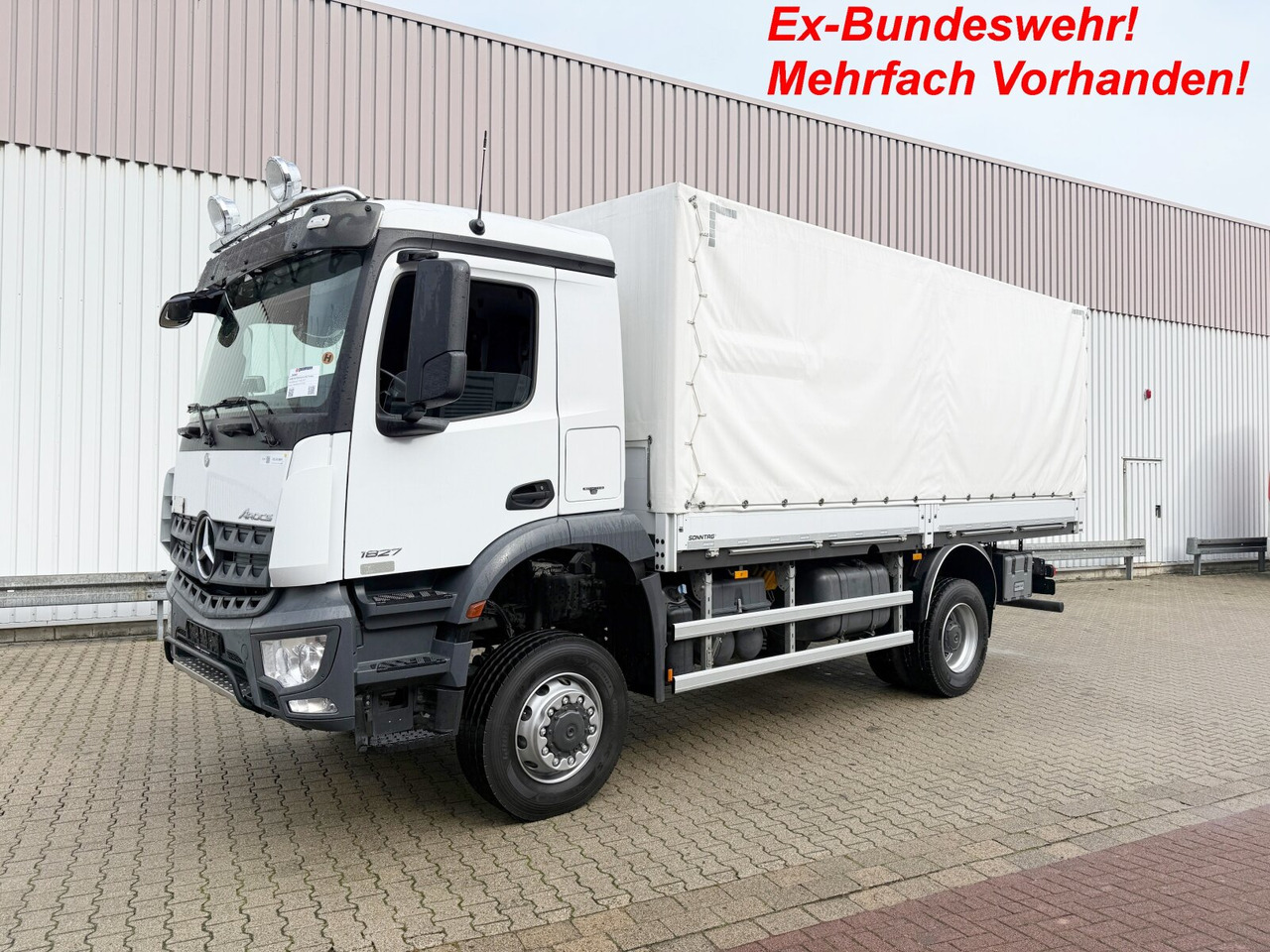 Mercedes-Benz Arocs 1827 A 4x4 Arocs 1827 A 4x4, Ex-! - Camion plateau: photos 1 Mercedes-Benz Arocs 1827 A 4x4 Arocs 1827 A 4x4, Ex-! - Camion plateau: photos 1