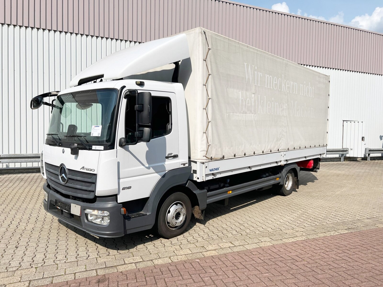 Mercedes-Benz Atego 818/23 L 4x2 Atego 818/23 L 4x2 mit Sörensen LBW - Camion à rideaux coulissants: photos 1 Mercedes-Benz Atego 818/23 L 4x2 Atego 818/23 L 4x2 mit Sörensen LBW - Camion à rideaux coulissants: photos 1