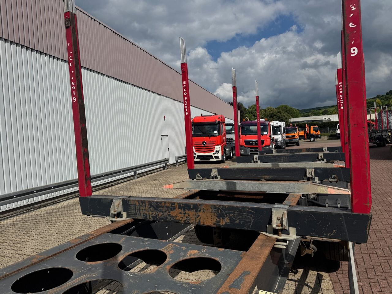 Semi-remorque grumier Schwarzmüller 3-Achs Holzauflieger 3-Achs Holzauflieger, Liftachse, MEHRFACH VORHANDEN!: photos 7