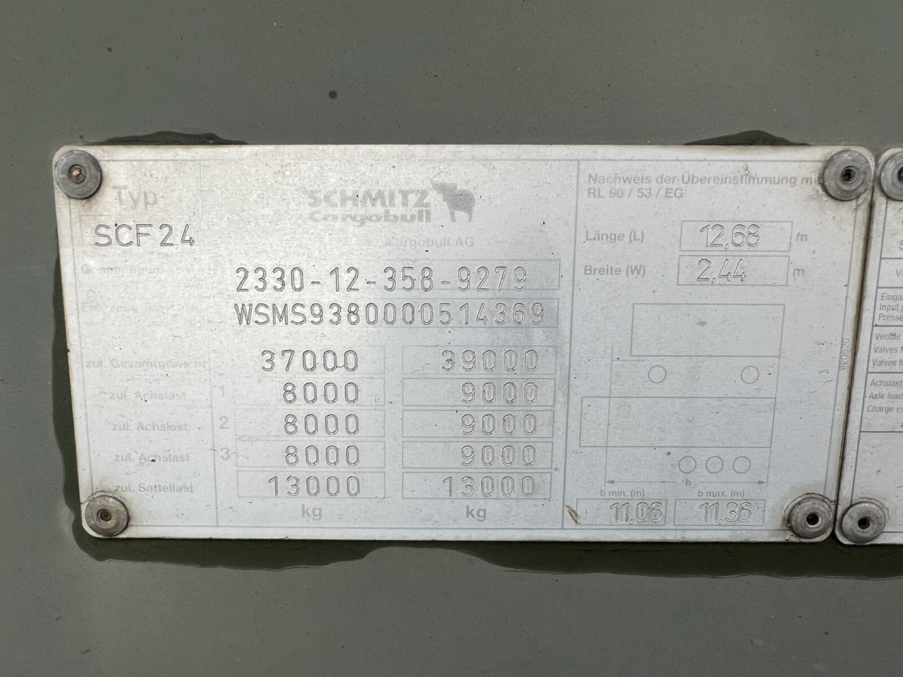Schmitz Cargobull SCF 24 Containerchassis SCF 24 Containerchassis, 2x20/20/30/40ft, Ex-! en leasing occasion Schmitz Cargobull SCF 24 Containerchassis SCF 24 Containerchassis, 2x20/20/30/40ft, Ex-!: photos 15