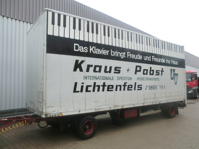 Sommer AC 160 TVL Sommer AC 160 TL, Möbelkofferanhänger, LBW, 55cbm - Remorque fourgon: photos 1 Sommer AC 160 TVL Sommer AC 160 TL, Möbelkofferanhänger, LBW, 55cbm - Remorque fourgon: photos 1