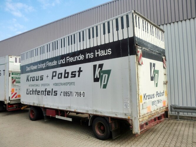 Sommer - - Sommer AC 160 TL, Möbelkofferanhänger, LBW, 55cbm - Remorque fourgon: photos 2 Sommer - - Sommer AC 160 TL, Möbelkofferanhänger, LBW, 55cbm - Remorque fourgon: photos 2