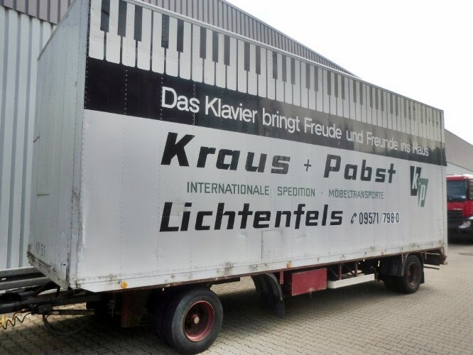 Sommer - - Sommer AC 160 TL, Möbelkofferanhänger, LBW, 55cbm - Remorque fourgon: photos 1 Sommer - - Sommer AC 160 TL, Möbelkofferanhänger, LBW, 55cbm - Remorque fourgon: photos 1