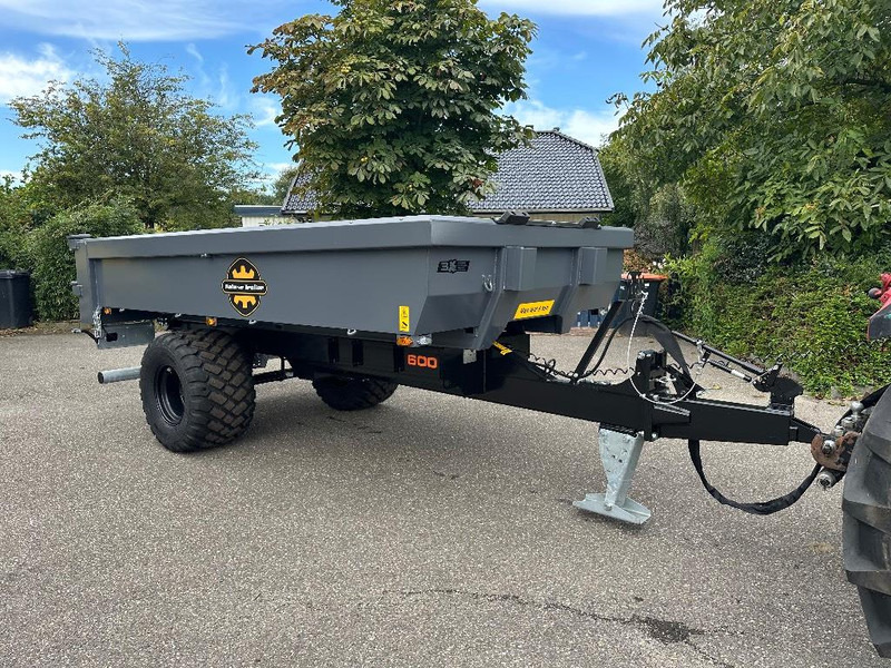 Palmse Trailer PT600E-1A bakkenwagen bakkenkar kipper dumper - Remorque benne: photos 1 Palmse Trailer PT600E-1A bakkenwagen bakkenkar kipper dumper - Remorque benne: photos 1