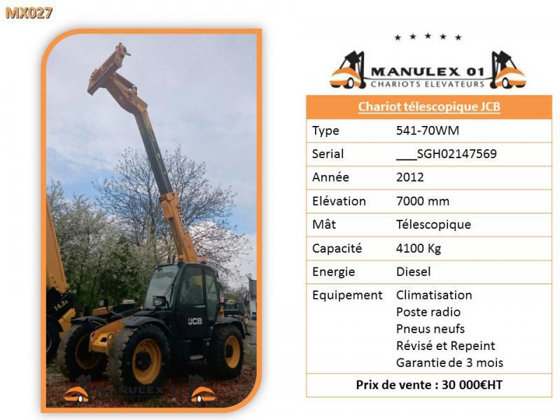 JCB 541-70WM - Chariot télescopique: photos 4 JCB 541-70WM - Chariot télescopique: photos 4