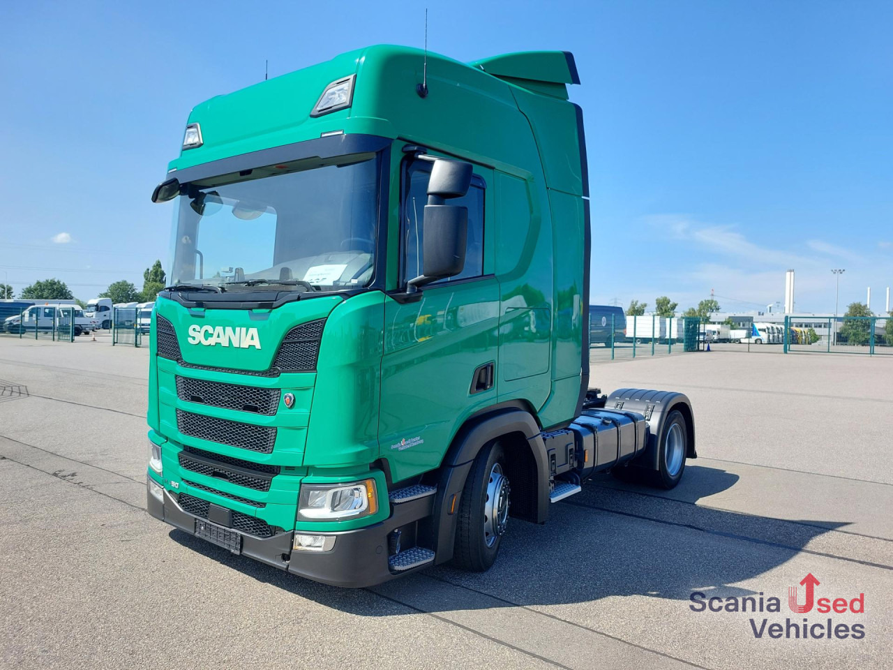 SCANIA R 450 A4x2EB Volumen Mega Jumbo DAB Standklima - Tracteur routier: photos 1 SCANIA R 450 A4x2EB Volumen Mega Jumbo DAB Standklima - Tracteur routier: photos 1