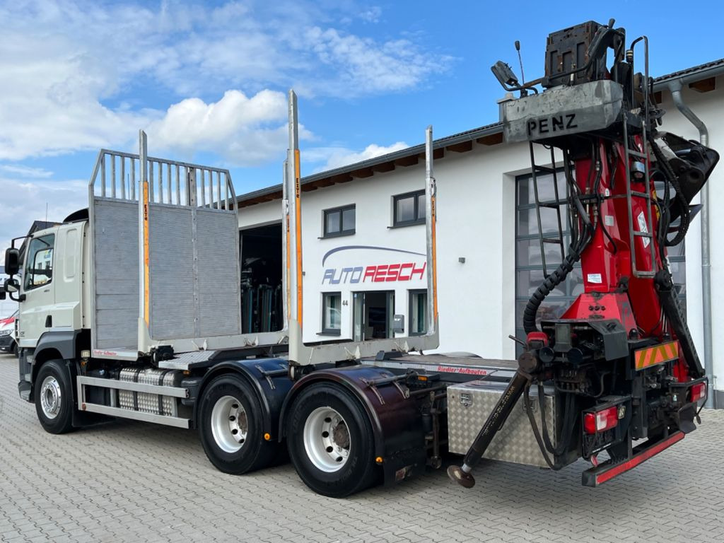 DAF CF 460 6x4 mit Riedler Holzaufb. Penz Kran 12Z - Camion grumier, Camion grue: photos 5 DAF CF 460 6x4 mit Riedler Holzaufb. Penz Kran 12Z - Camion grumier, Camion grue: photos 5