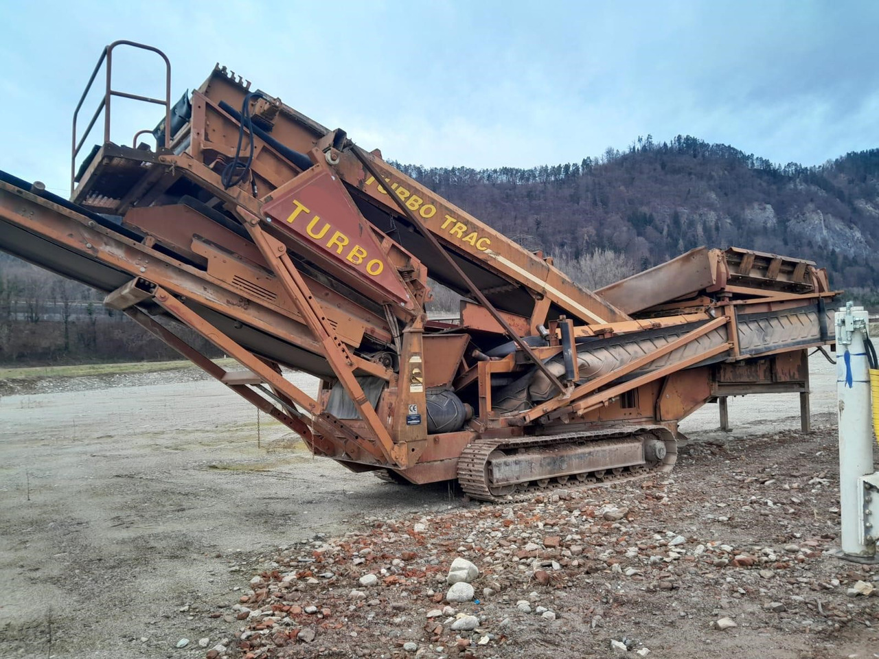 EXTEC Turbo Trac mobile Siebanlage - Crible: photos 1 EXTEC Turbo Trac mobile Siebanlage - Crible: photos 1