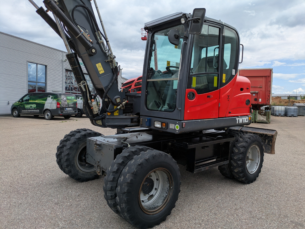 TEREX TW110 Mobilbagger Powertilt Rußpartikelfilter - Pelle sur pneus: photos 2 TEREX TW110 Mobilbagger Powertilt Rußpartikelfilter - Pelle sur pneus: photos 2