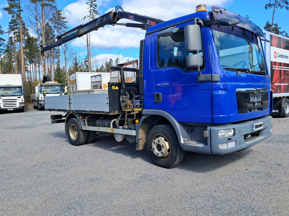 Man TGL 8.150 - Camion grue: photos 1 Man TGL 8.150 - Camion grue: photos 1