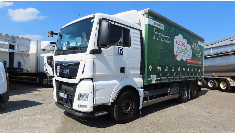 MAN TGX 18.480 446577 KM! RETARDER+ liftaxel + moving axel - Camion à rideaux coulissants: photos 5 MAN TGX 18.480 446577 KM! RETARDER+ liftaxel + moving axel - Camion à rideaux coulissants: photos 5